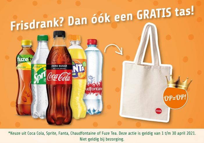 Ga door het lint - Frisdrank met tas Ga door het lint - Frisdrank met tas